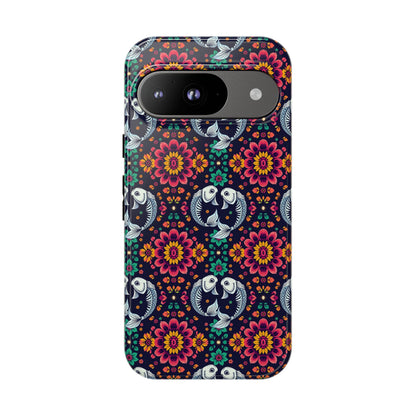 Tough Cases, Pisces, Zodiac v4, Flower Pattern