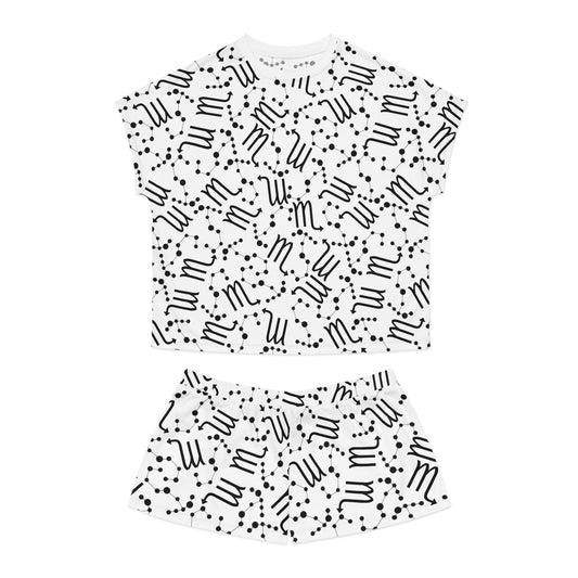 Women's Short Pajama Set Scorpio Zodiac Sign (AOP)