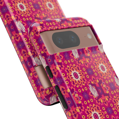 Tough Cases, Gemini, Zodiac v1, Flower Pattern