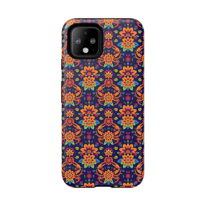 Tough Cases, Cancer, Zodiac, Flower Pattern