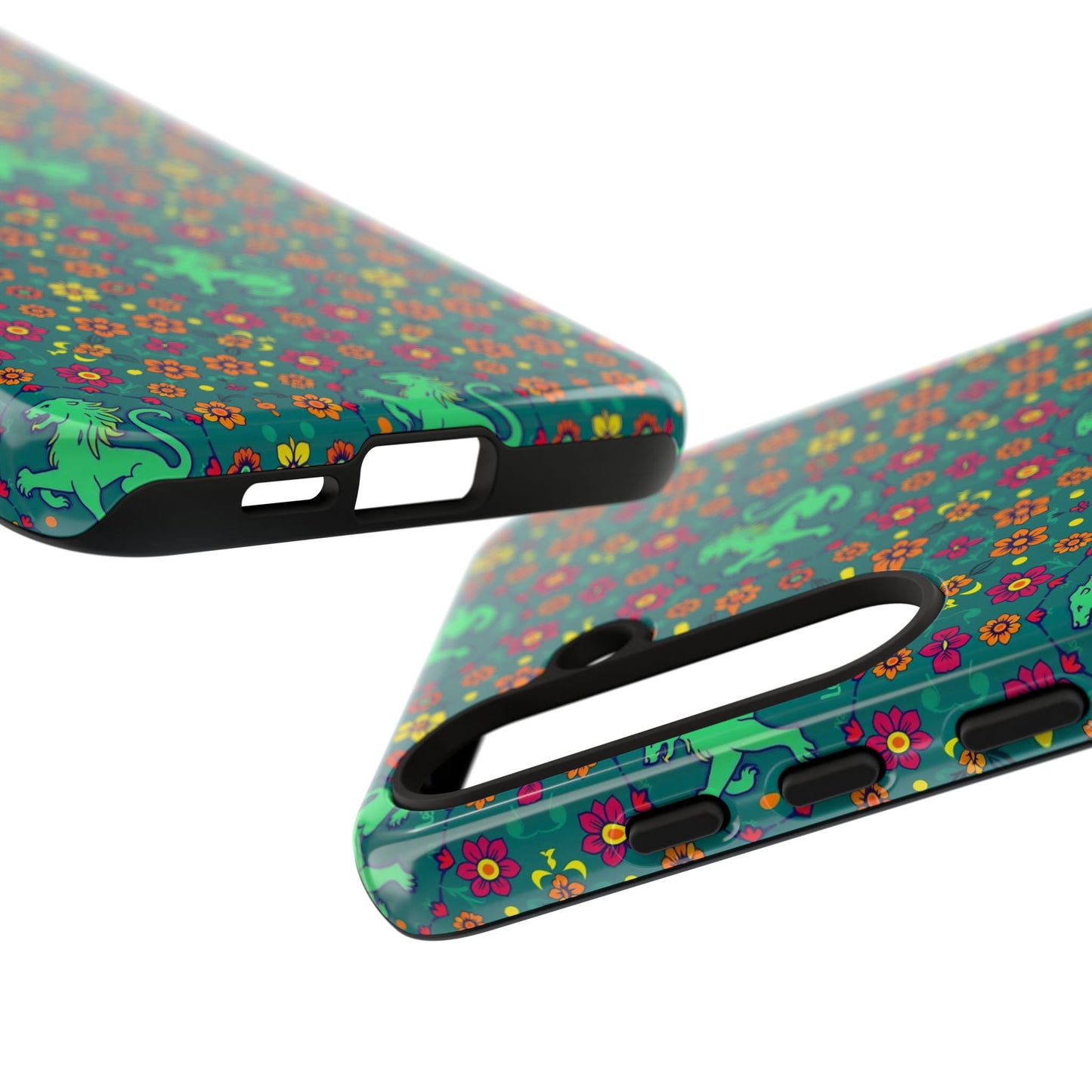 Tough Cases, Leo, Zodiac v3, Flower Pattern