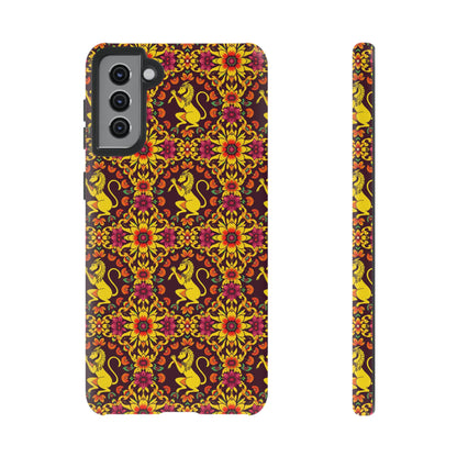Tough Cases, Virgo, Zodiac v1, Flower Pattern