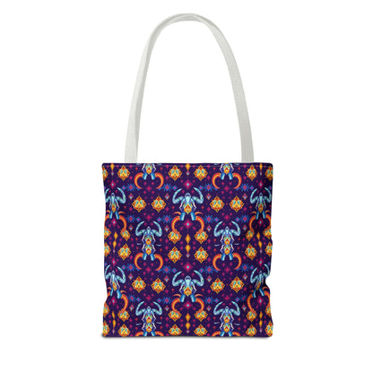 Tote Bag (AOP), Taurus, Zodiac, Jewel Pattern