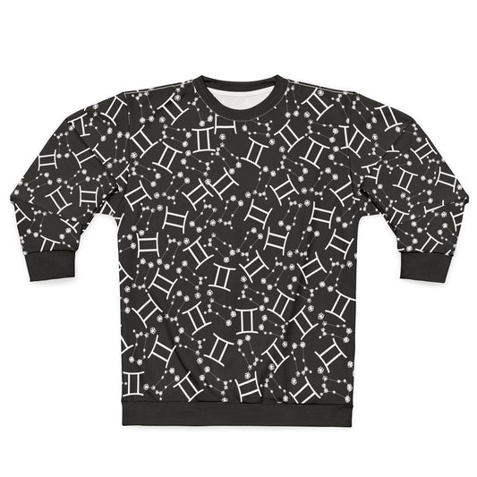 Zodiac AOP Unisex Sweatshirt Gemini Zodiac Sign