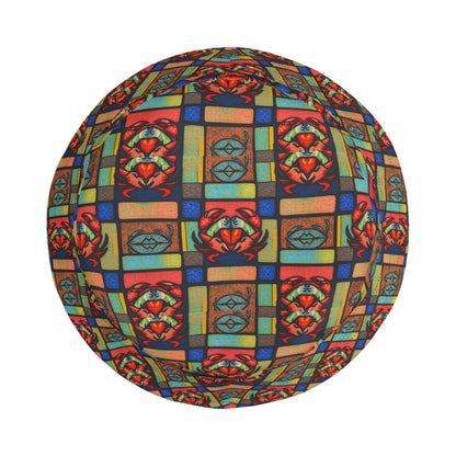 Bucket Hat, (AOP), Cancer, Zodiac, Shape Pattern