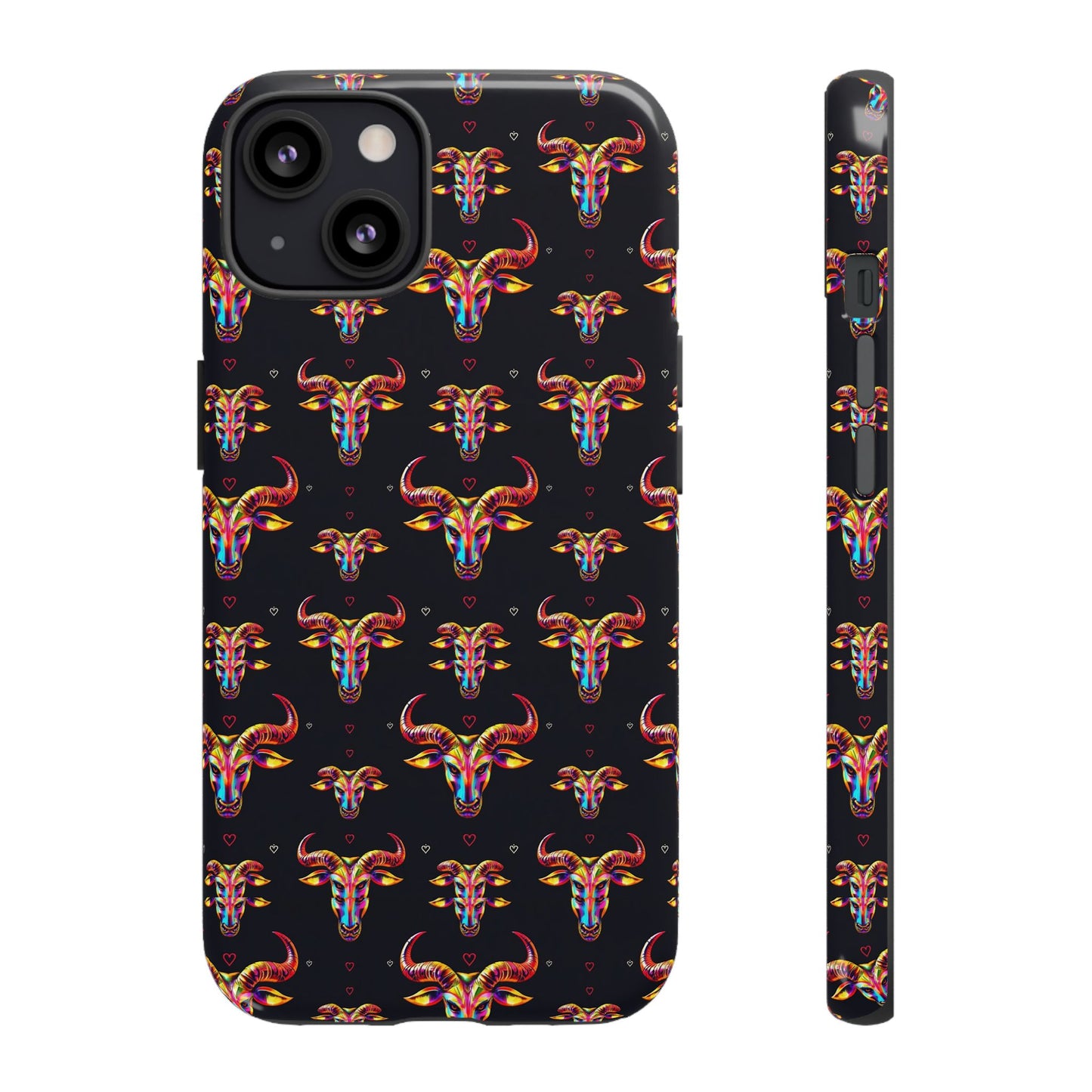 Tough Cases, Taurus, Zodiac, Metal Pattern