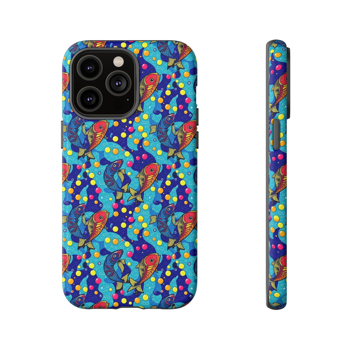 Tough Cases, Pisces, Zodiac v2, Bubble Pattern