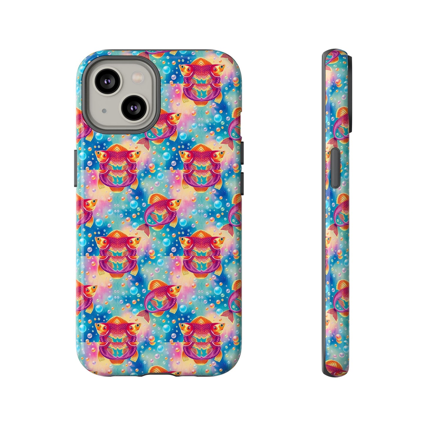 Tough Cases, Pisces, Zodiac v1, Bubble Pattern