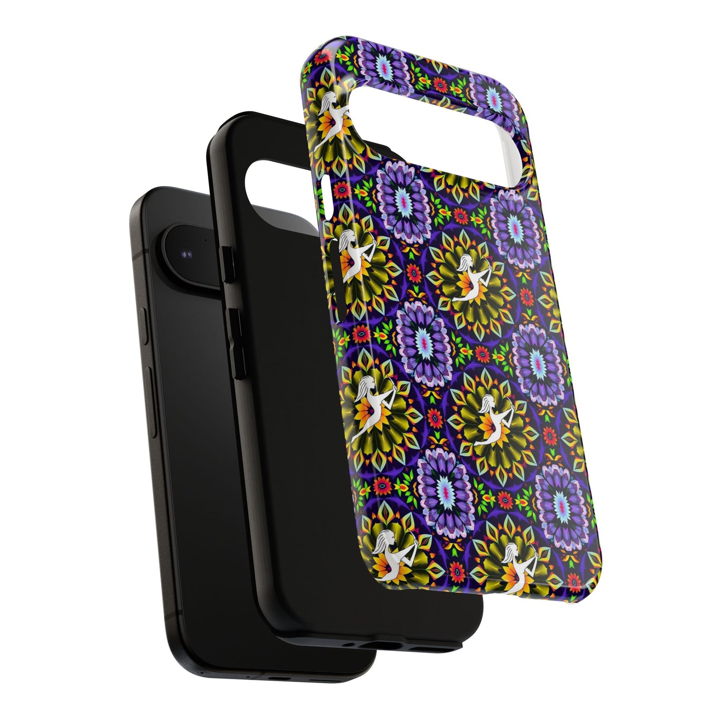 Tough Cases, Sagittarius, Zodiac v1, Flower Pattern