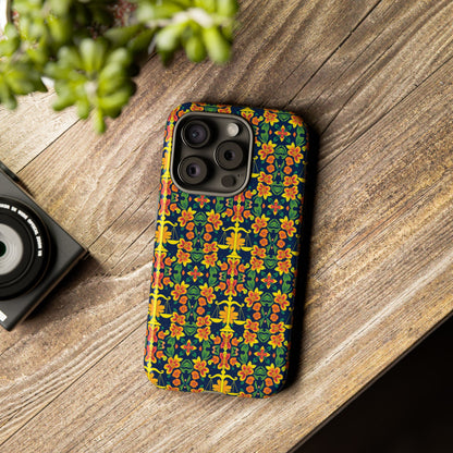 Tough Cases, Libra, Zodiac v3, Flower Pattern