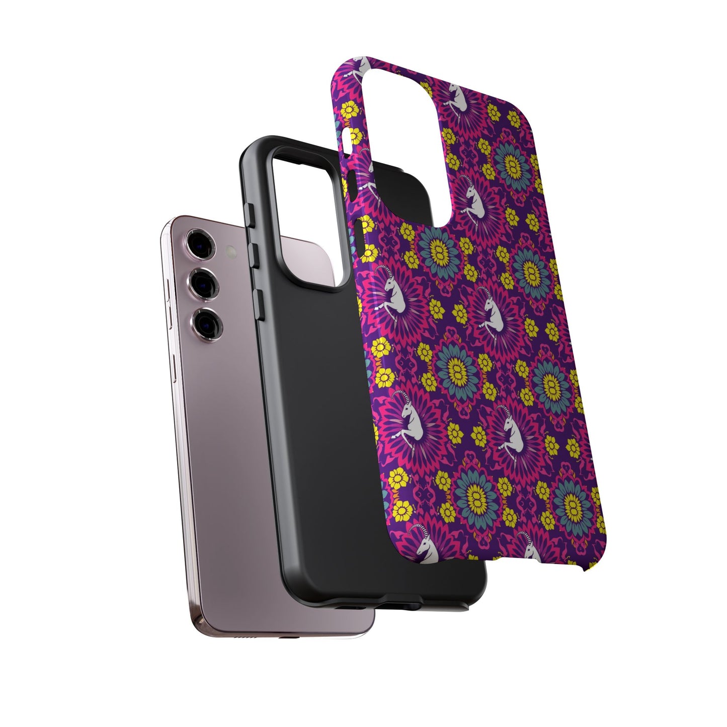 Tough Cases, Capricorn, Zodiac, Flower Pattern