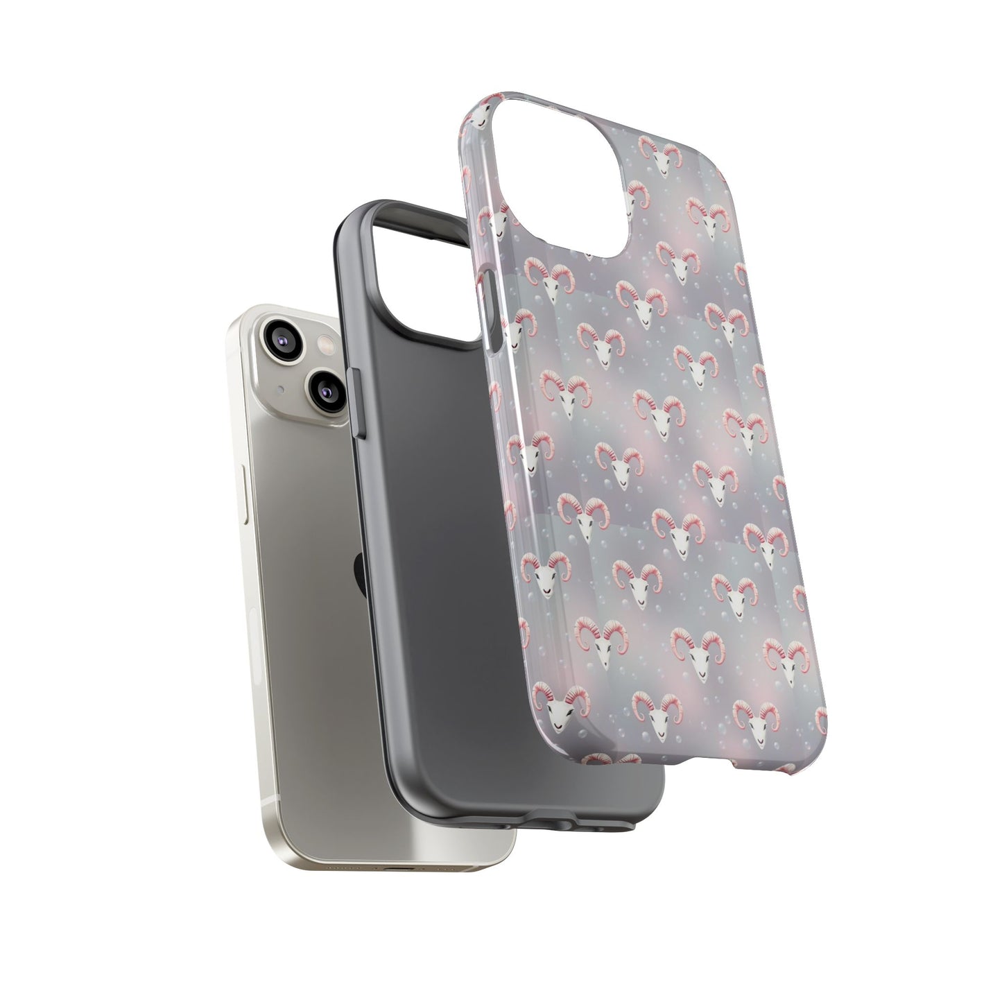 Tough Cases, Aries, Zodiac v2, Bubble Pattern