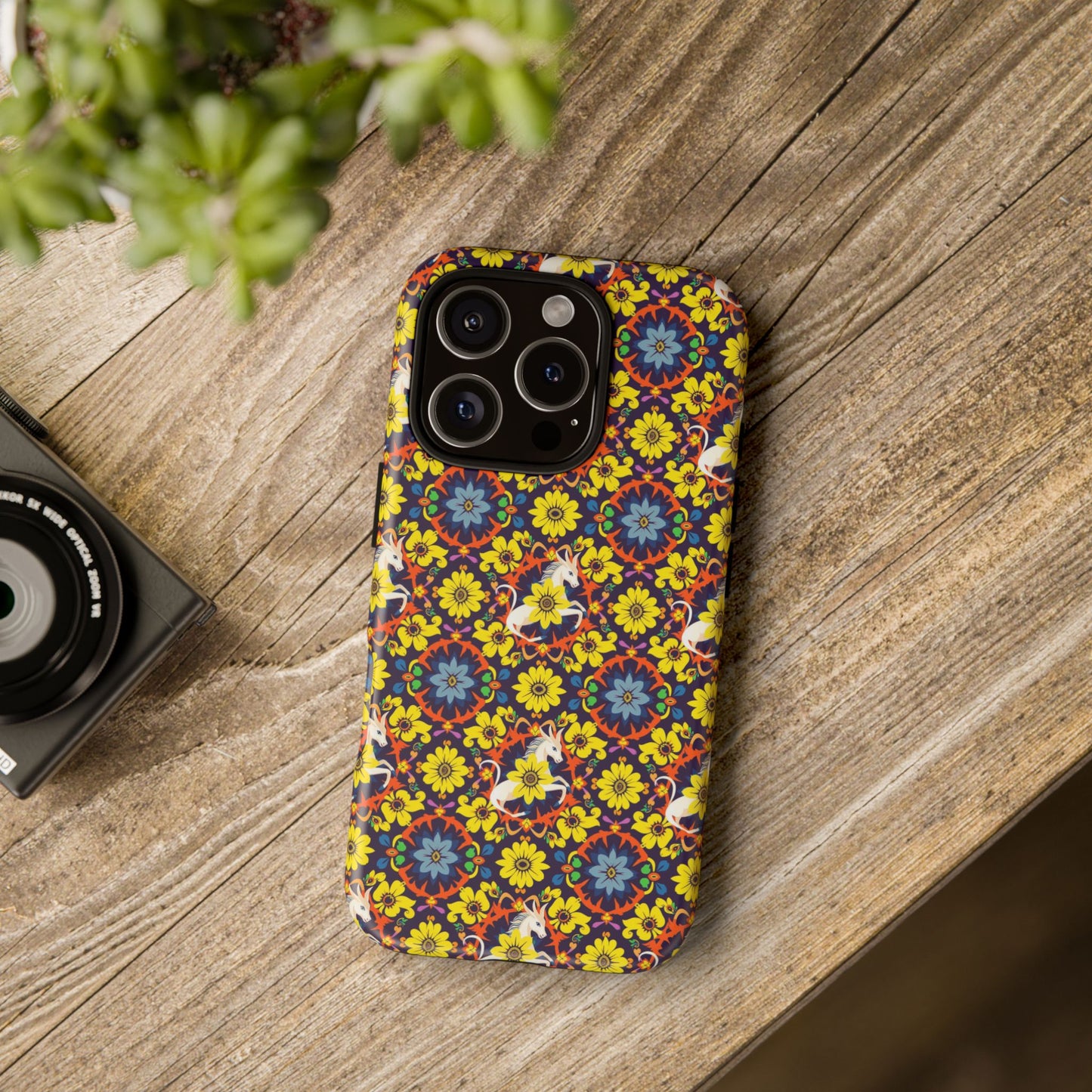 Tough Cases, Aquarius, Zodiac v3, Flower Pattern