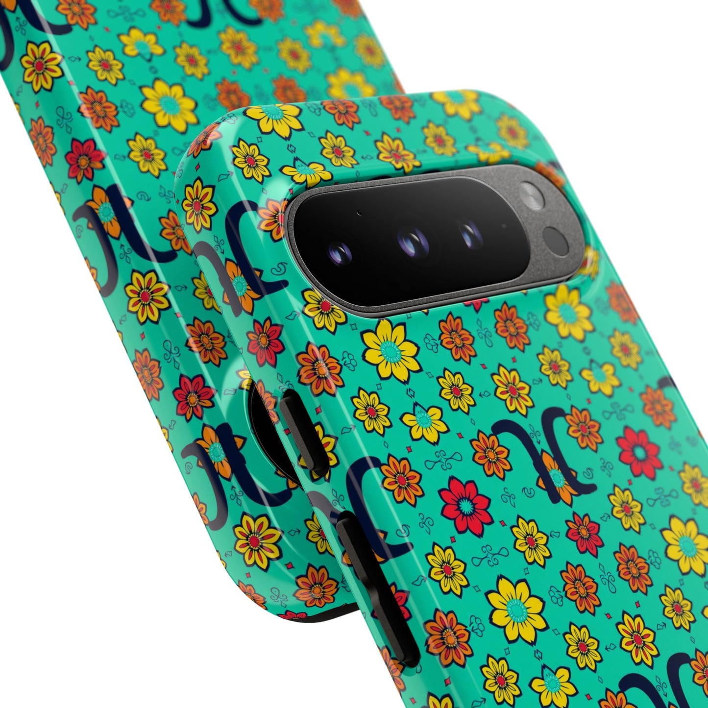 Tough Cases, Aquarius, Zodiac v2, Flower Pattern