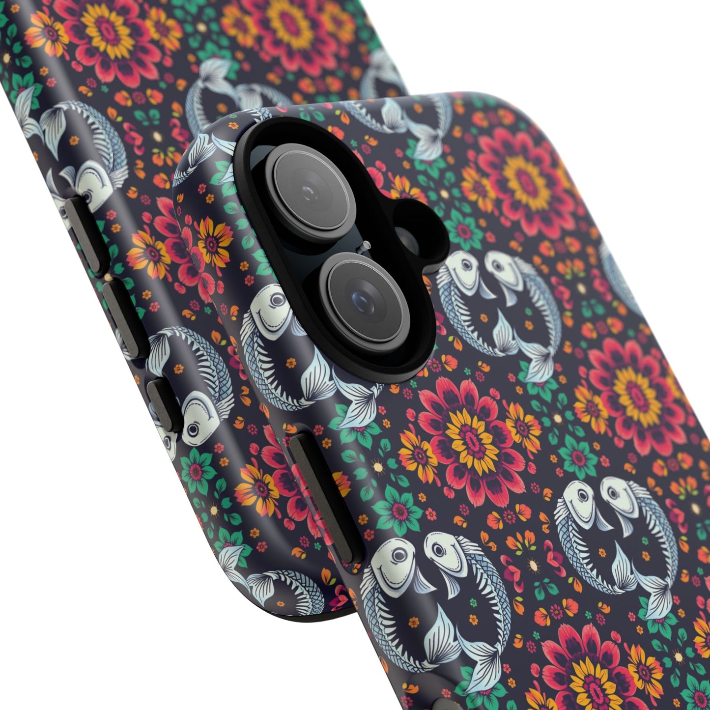 Tough Cases, Pisces, Zodiac v4, Flower Pattern