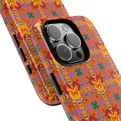 Tough Cases, Aries, Zodiac v1, Flower Pattern