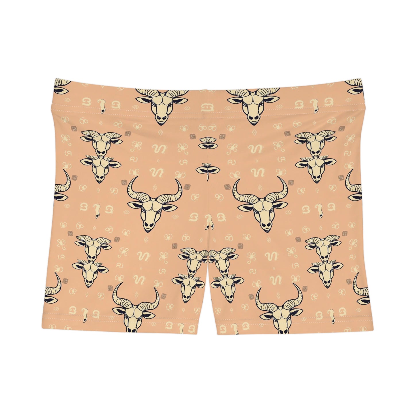 Women's Shorts, AOP, Taurus, Zodiac, Pattern