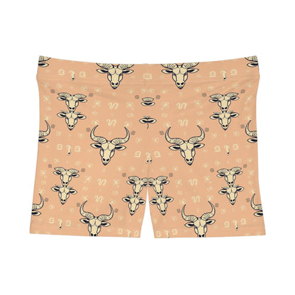 Women's Shorts, AOP, Taurus, Zodiac, Pattern