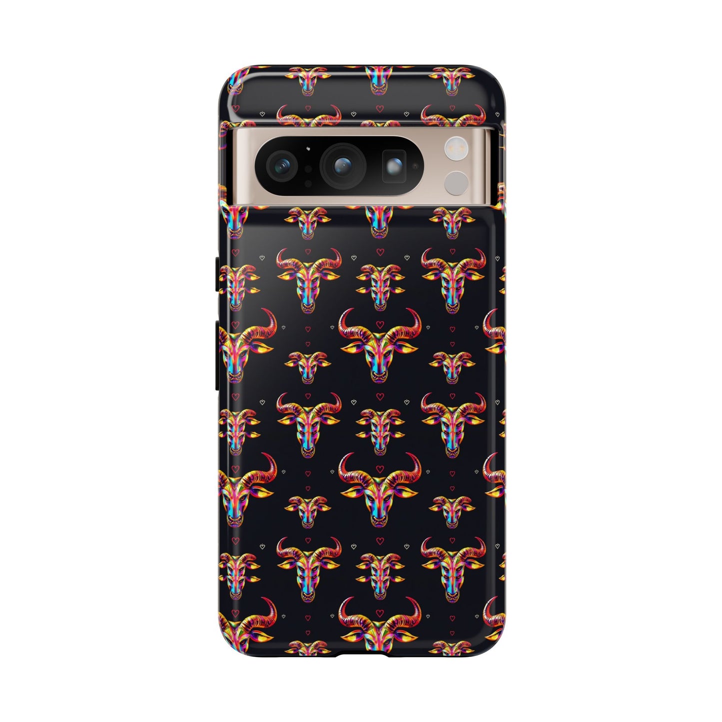 Tough Cases, Taurus, Zodiac, Metal Pattern