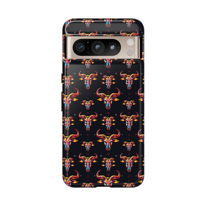 Tough Cases, Taurus, Zodiac, Metal Pattern