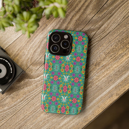 Tough Cases, Aquarius, Zodiac v4, Flower Pattern