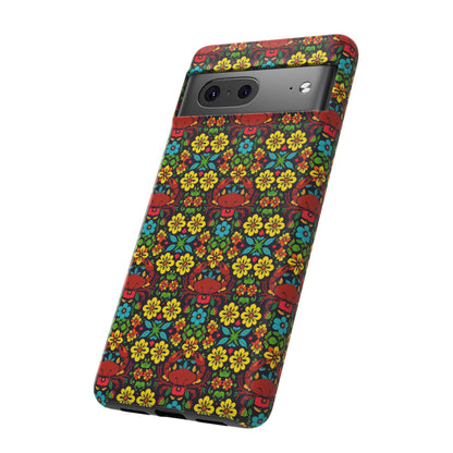 Tough Cases, Cancer, Zodiac v2, Flower Pattern