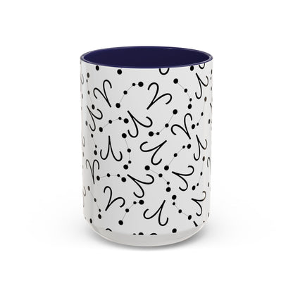 Accent Coffee Mug with the Aries sign (11, 15oz)