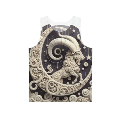 Men's Tank (AOP), Regular fit, Capricorn Zodiac Sign