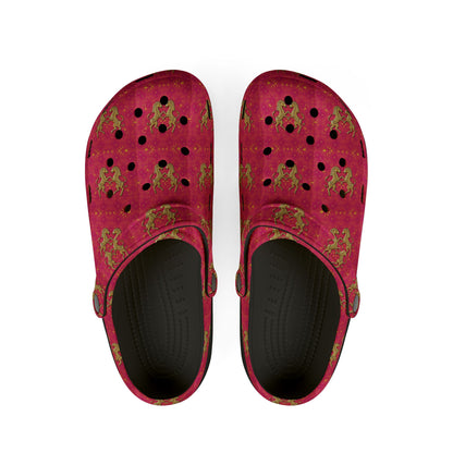 EVA Foam Rubber Shoes, (AOP), Gemini, Zodiac v1, Pattern
