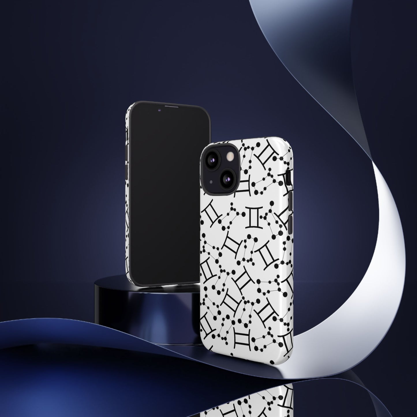 Tough Cases with the Gemini Zodiac sign for iPhone, Samsung Galaxy, and Google Pixel devices