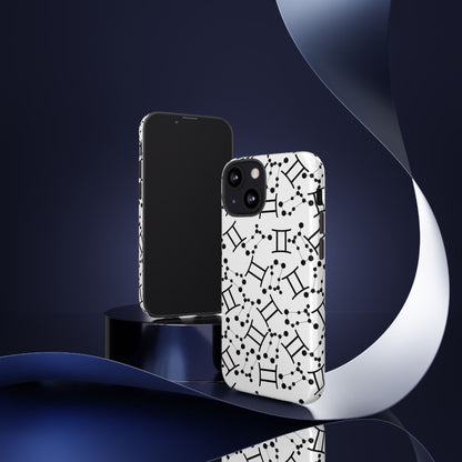 Tough Cases with the Gemini Zodiac sign for iPhone, Samsung Galaxy, and Google Pixel devices
