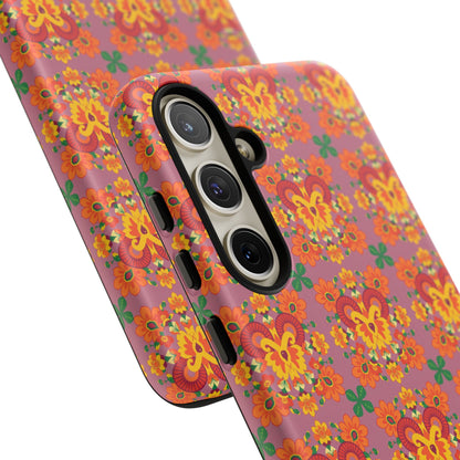 Tough Cases, Aries, Zodiac v1, Flower Pattern