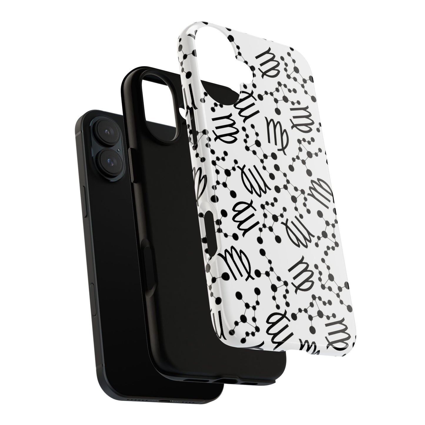 Tough Cases with the Virgo Zodiac sign for iPhone, Samsung Galaxy, and Google Pixel devices