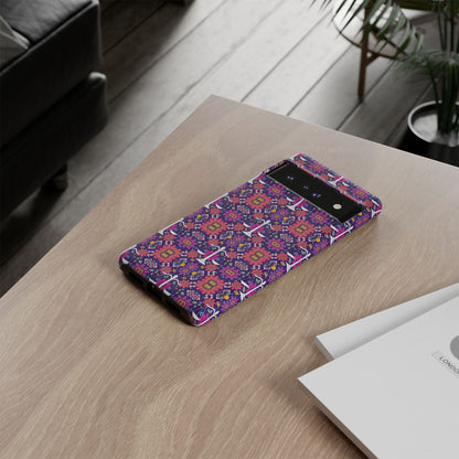 Tough Cases, Libra, Zodiac v4, Flower Pattern