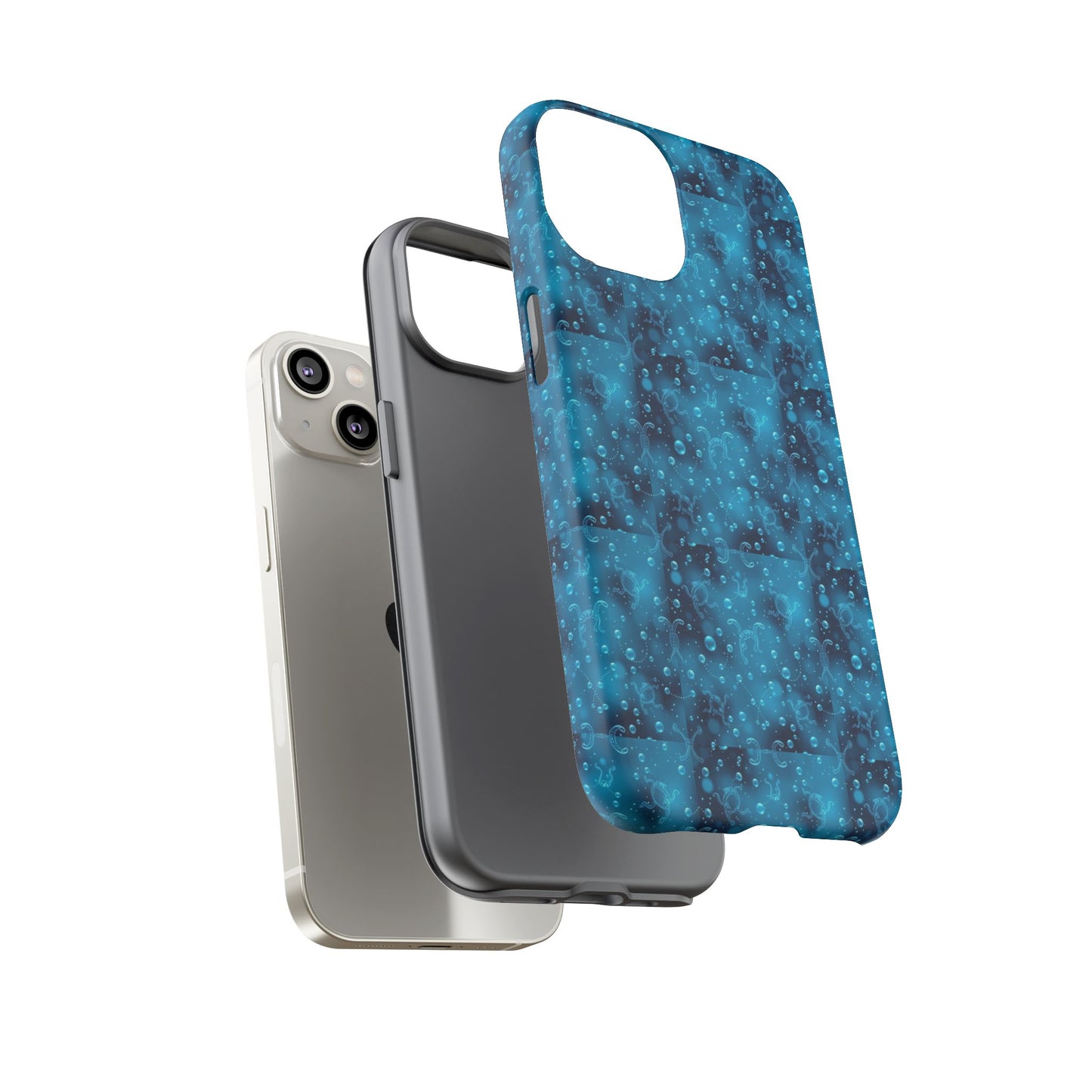 Tough Cases, Aquarius, Zodiac v3, Bubble Pattern