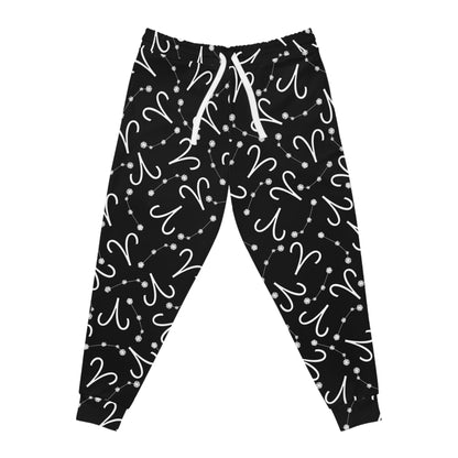 Athletic Joggers Aries Zodiac sign (AOP)
