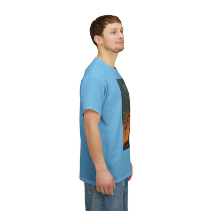 Unisex Heavy Cotton T-Shirt, Arrow Centaur, Sagittarius Zodiac Design