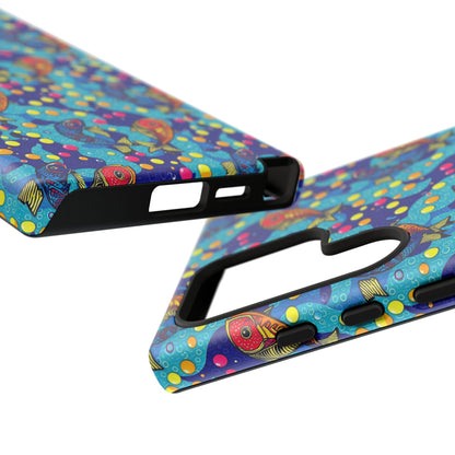 Tough Cases, Pisces, Zodiac v2, Bubble Pattern