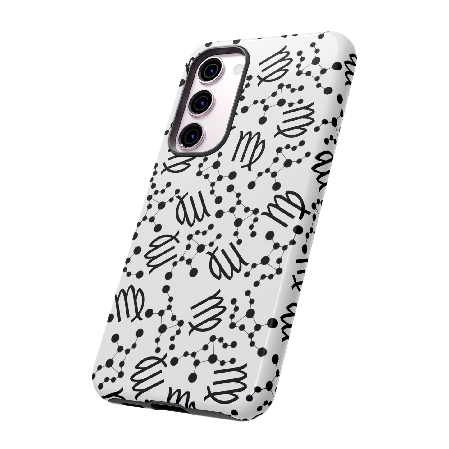 Tough Cases with the Virgo Zodiac sign for iPhone, Samsung Galaxy, and Google Pixel devices