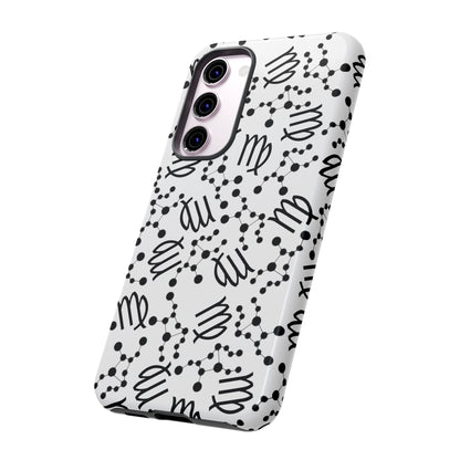 Tough Cases with the Virgo Zodiac sign for iPhone, Samsung Galaxy, and Google Pixel devices
