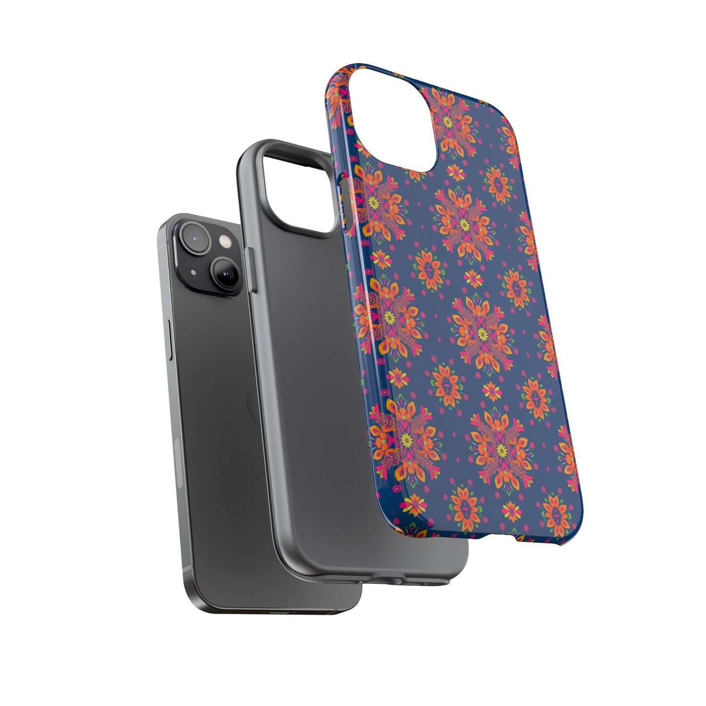 Tough Cases, Gemini, Zodiac v2, Flower Pattern