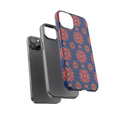Tough Cases, Gemini, Zodiac v2, Flower Pattern