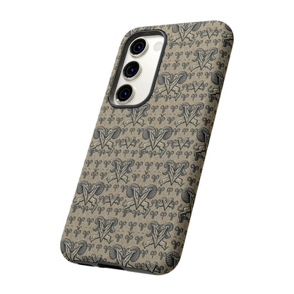 Tough Cases, Aries, Zodiac, Metal Pattern