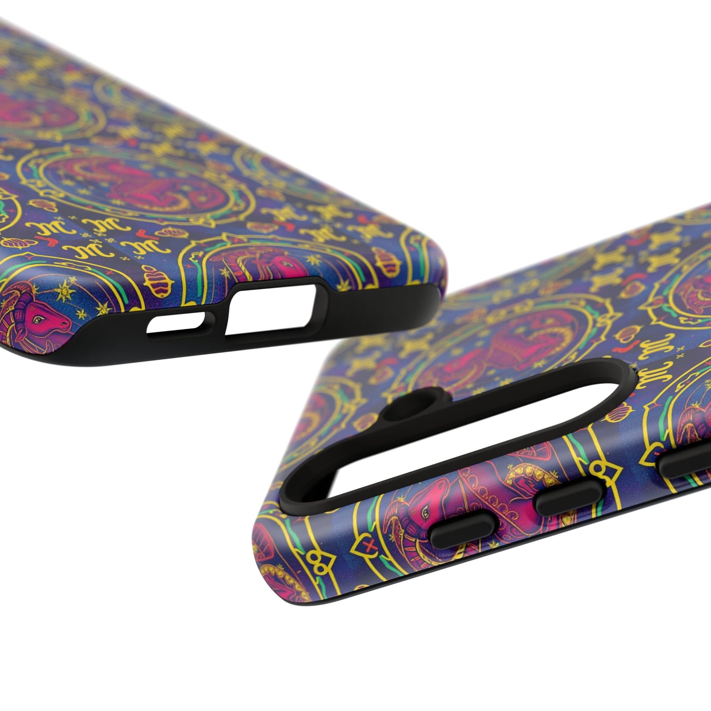 Tough Cases, Capricorn, Zodiac, Metal Pattern