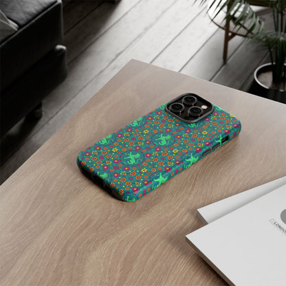 Tough Cases, Leo, Zodiac v3, Flower Pattern