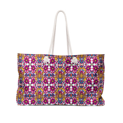 Weekender Bag, Scorpio, Zodiac v2, Flower Pattern