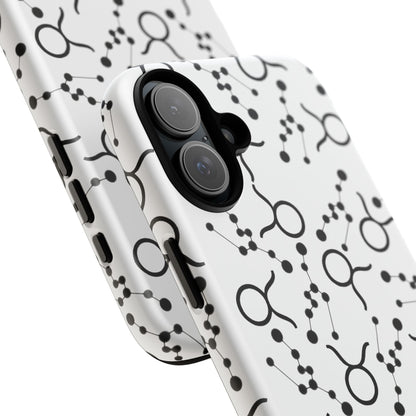 Tough Cases with the Taurus Zodiac sign for iPhone, Samsung Galaxy, and Google Pixel devices