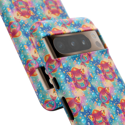 Tough Cases, Pisces, Zodiac v1, Bubble Pattern