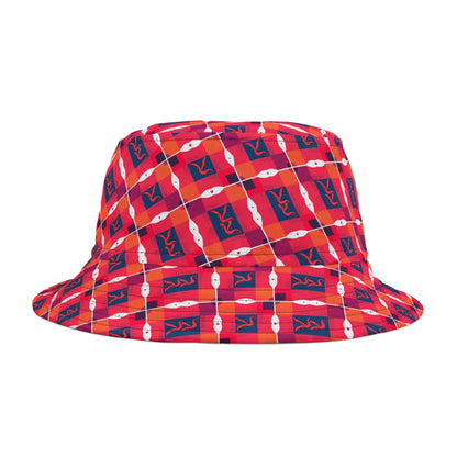 Bucket Hat, (AOP), Sagittarius v1, Zodiac, Shape Pattern