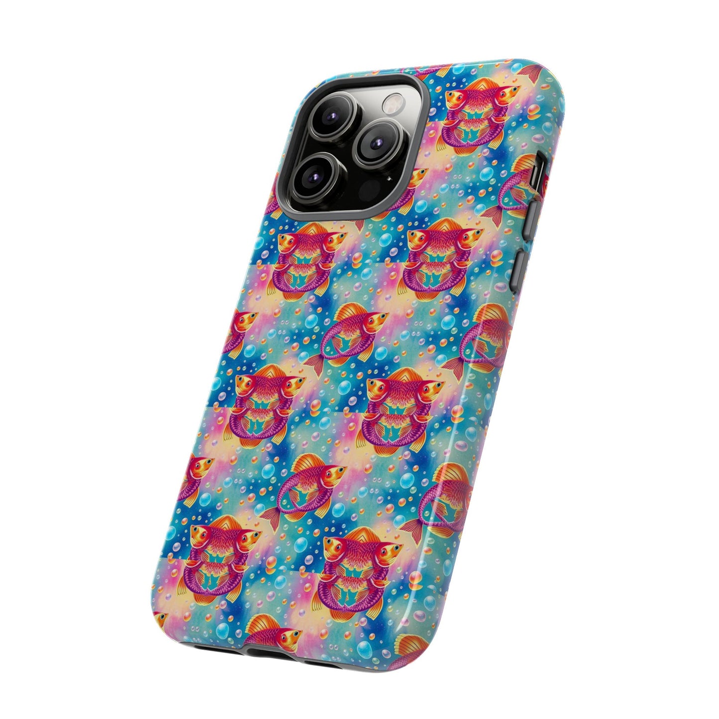 Tough Cases, Pisces, Zodiac v1, Bubble Pattern